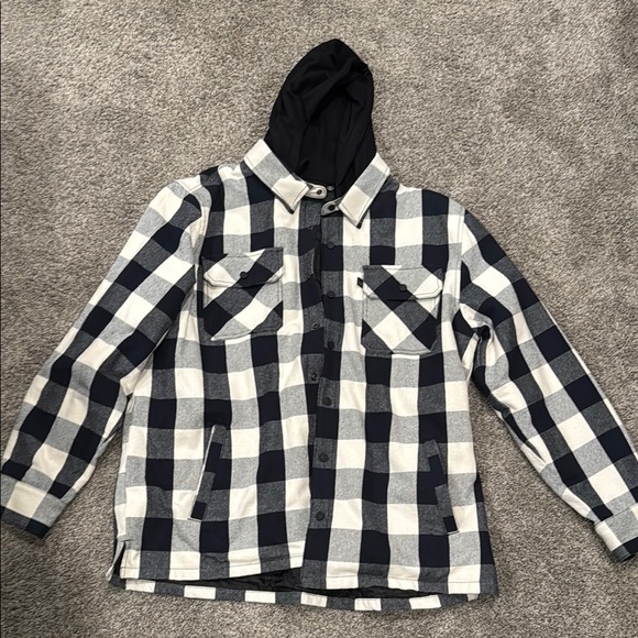 Harley Davidson Plaid Hoodie Jacket - Picture 1 of 4